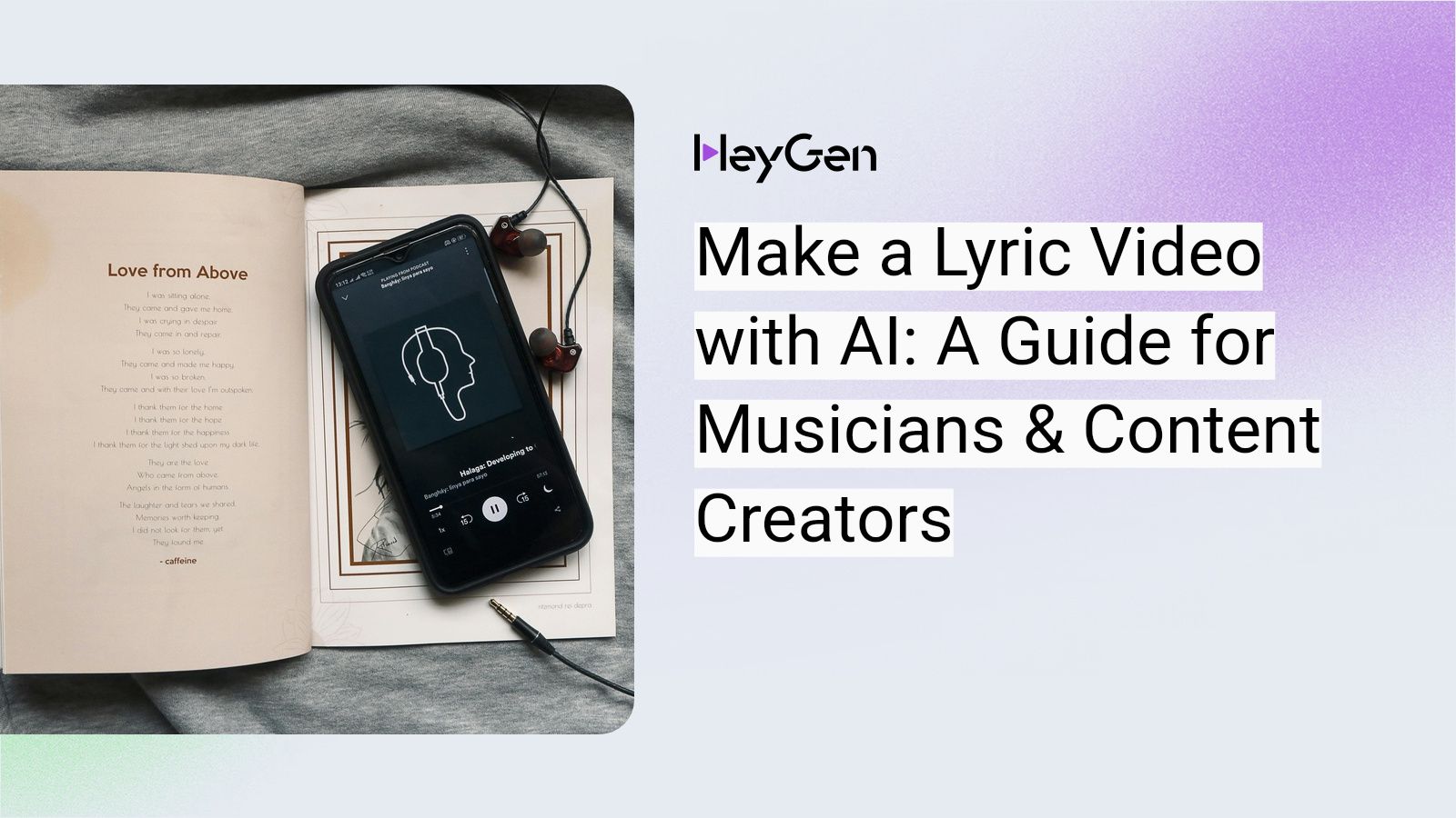 Make a Lyric Video Fast with AI Tools | HeyGen