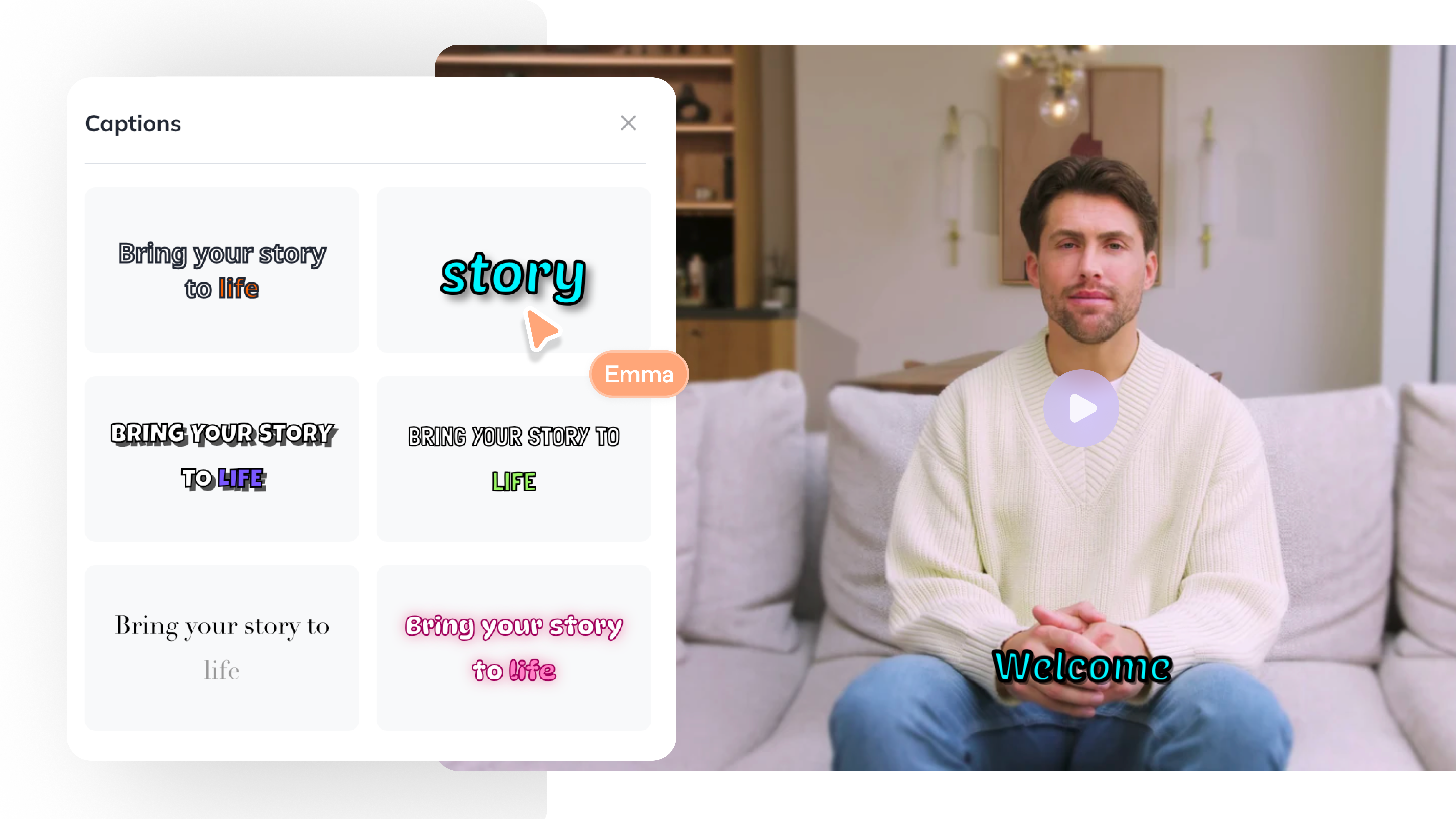 自動字幕ジェネレーター:あらゆる動画に対応するAIキャプション