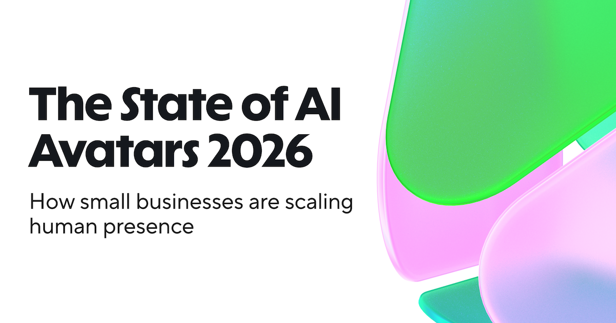 Official cover image for HeyGen's 'The State of AI Avatars 2026' report, from heygen.com/the-state-of-ai-avatars-2026