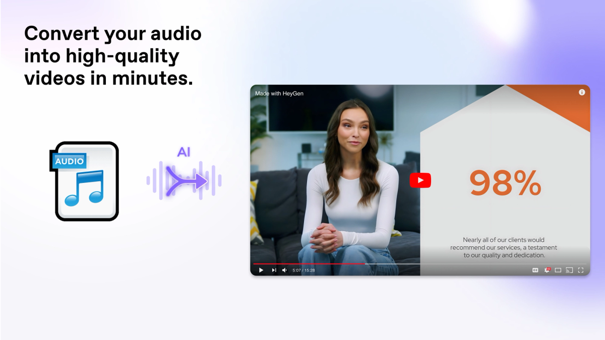 Audio to Video AI - Free Audio to Video Converter