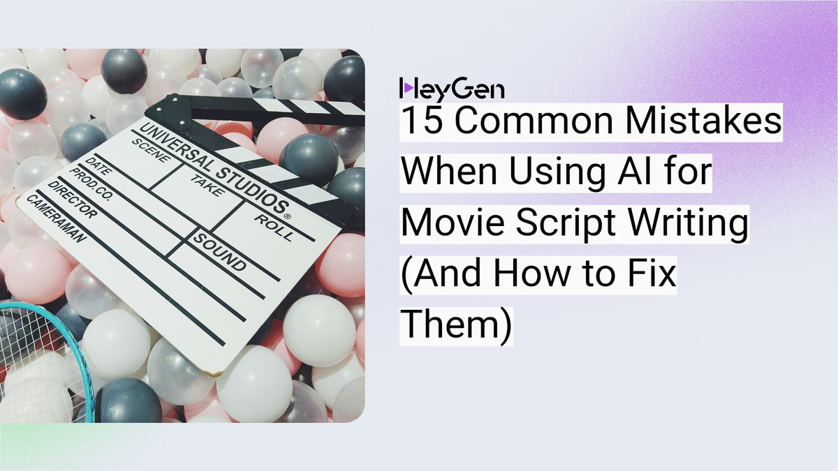AI Scriptwriting Tips for Movies | HeyGen