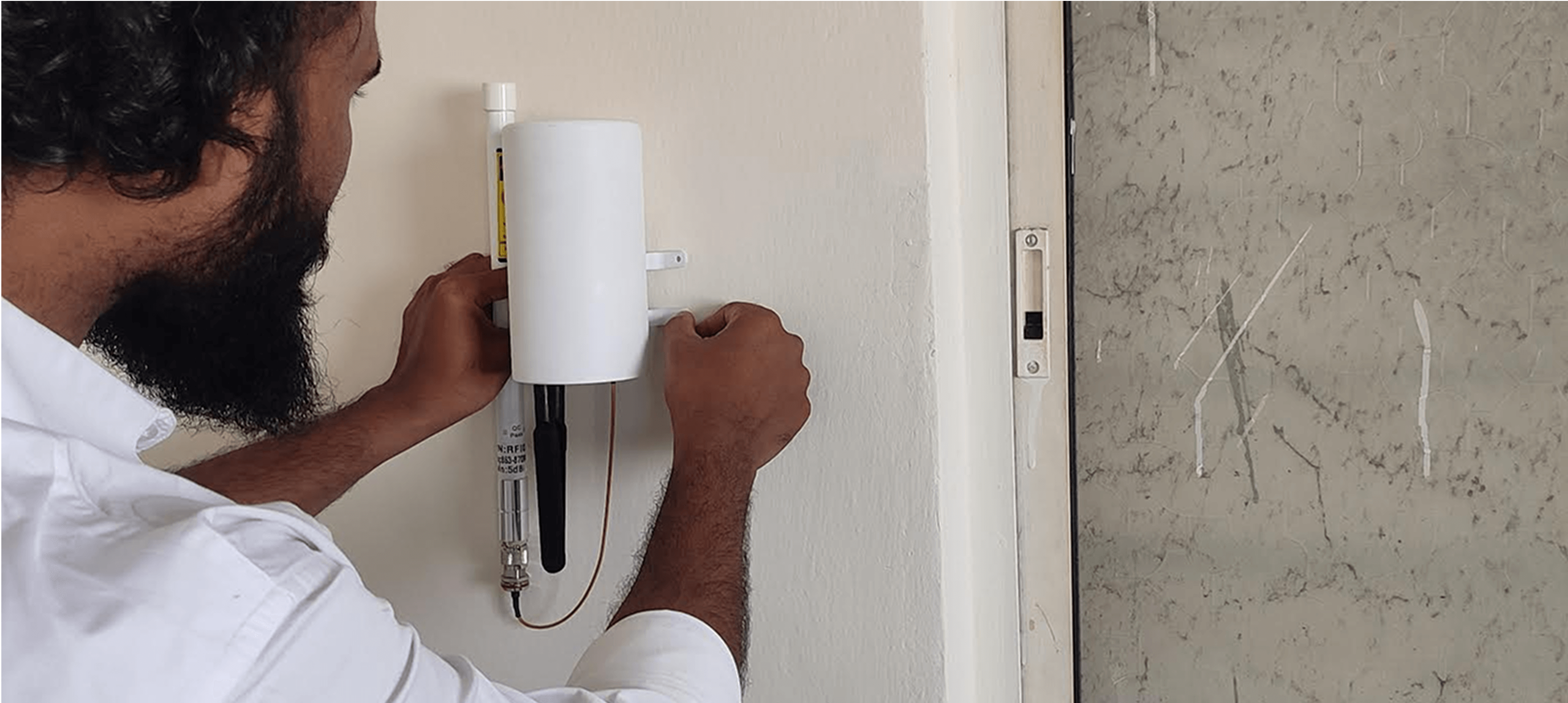 MacSync LoRaWAN dashboard for office air quality monitoring and HVAC optimization insights