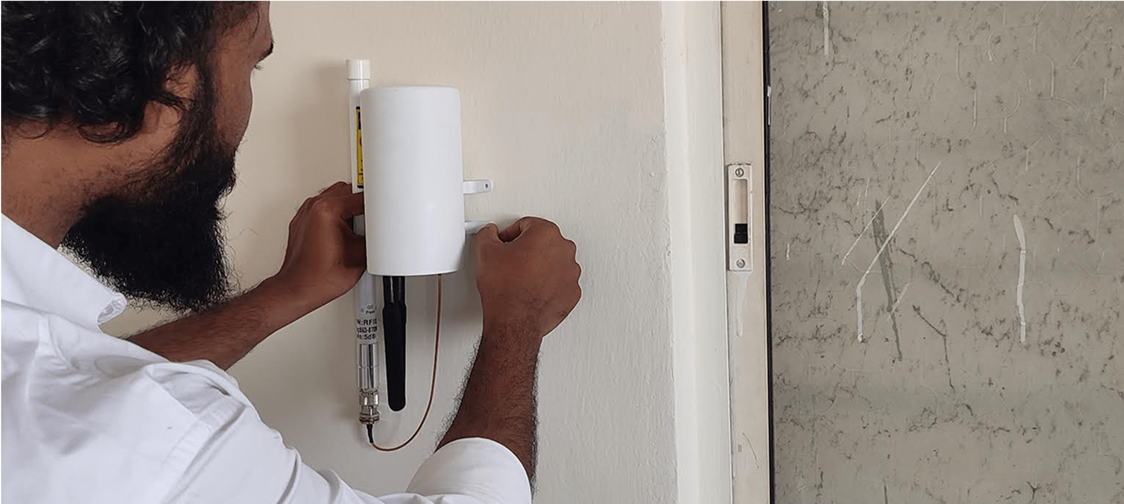 MacSync LoRaWAN dashboard for office air quality monitoring and HVAC optimization insights
