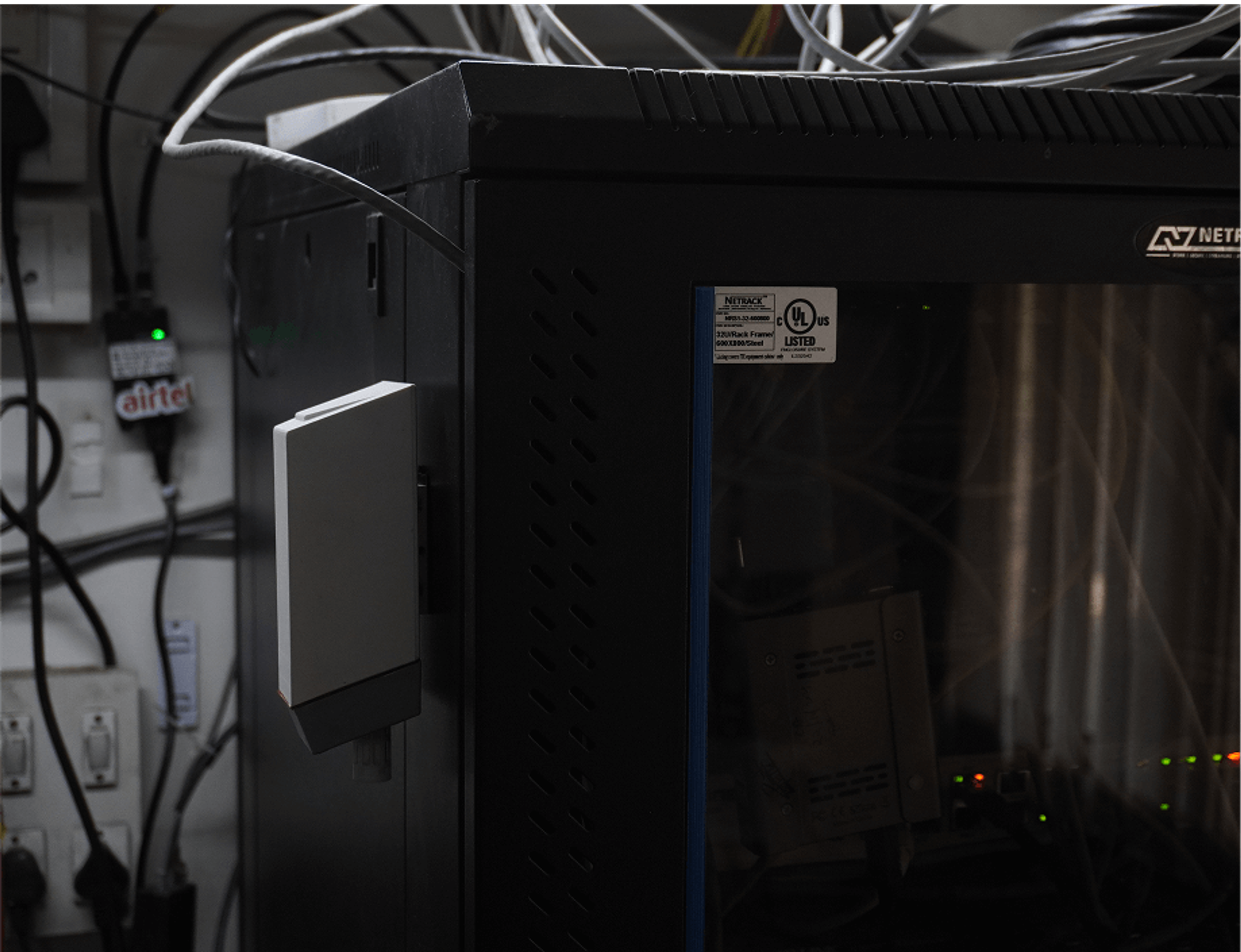 Office air quality monitoring setup using LoRaWAN sensors for AQI and ventilation analysis