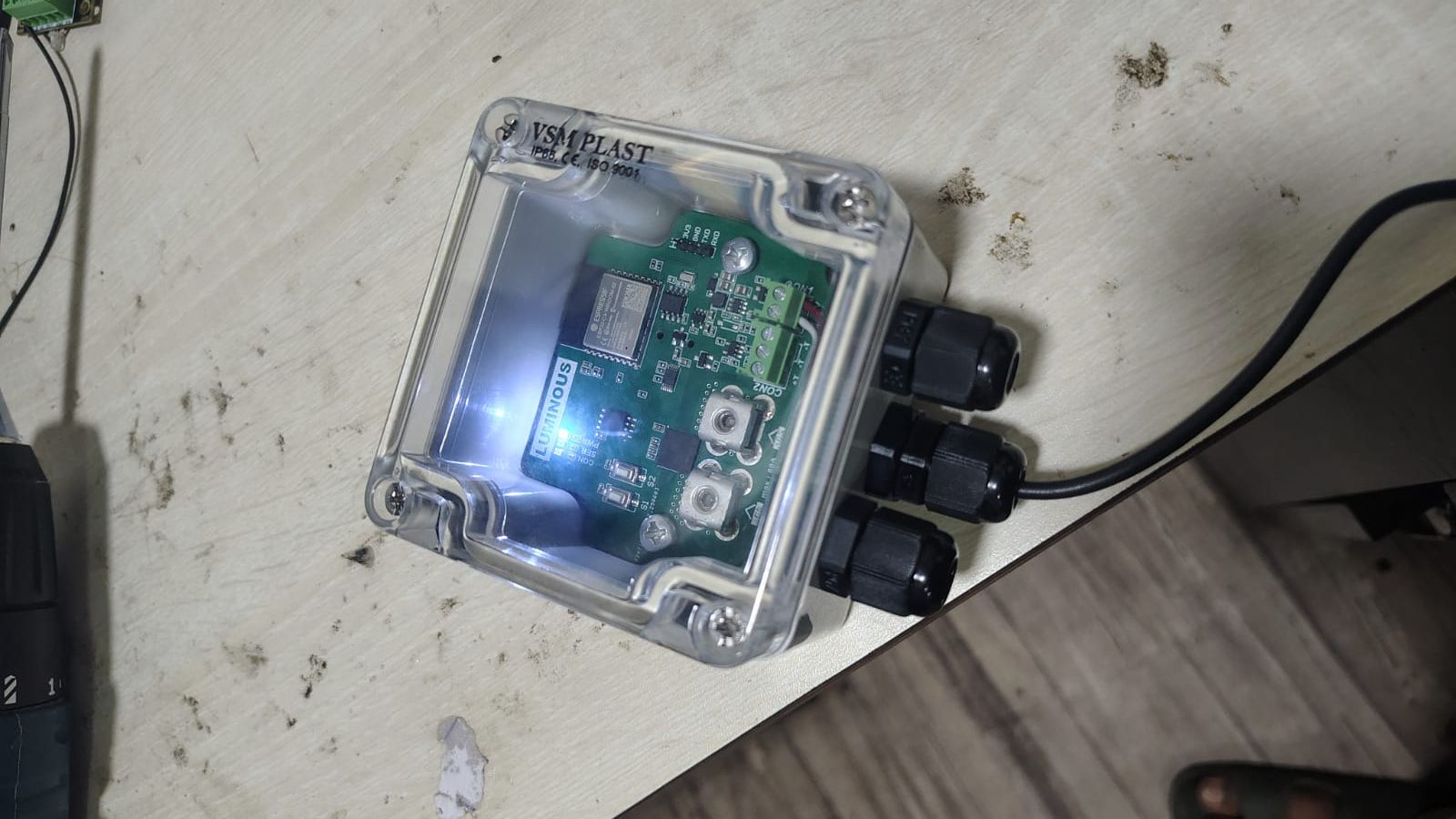 Completed installation of Wi-Fi–based battery monitoring and local shutdown system in testing area