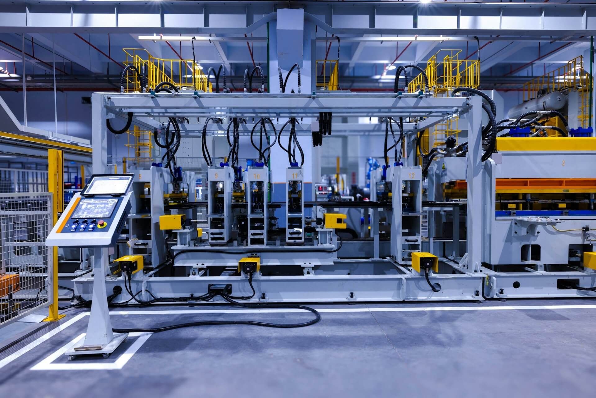 MacSync RS485-to-LoRaWAN data logger undergoing on-site testing in industrial production environment