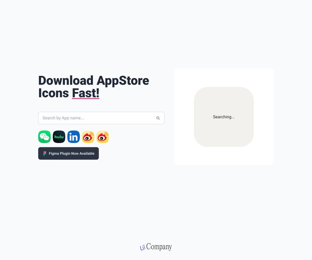 Screenshot of appicons.co