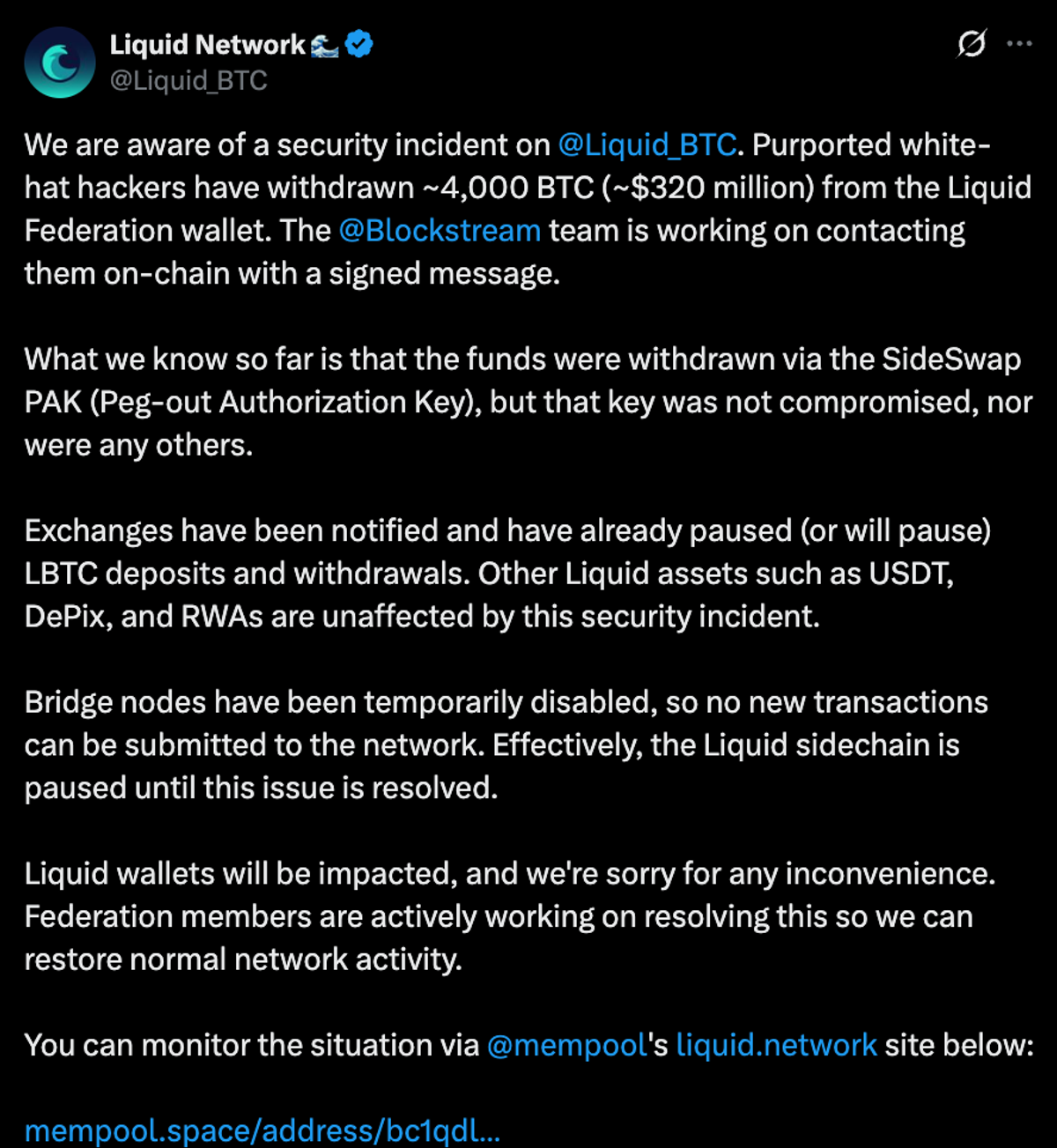 BTC Drain official claim