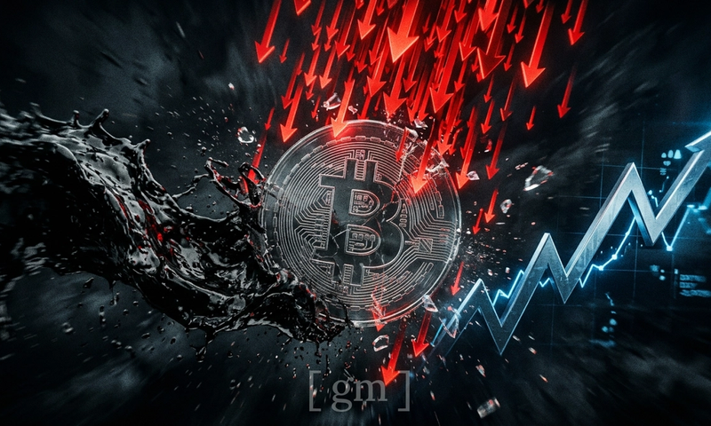Why Crypto Is Down Today: Bitcoin Drops Below $84K as Oil Spikes and $550M in Longs Get Liquidated