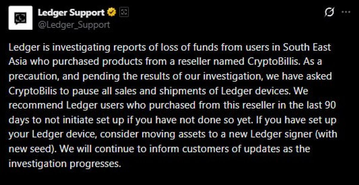 Ledger $86M hack