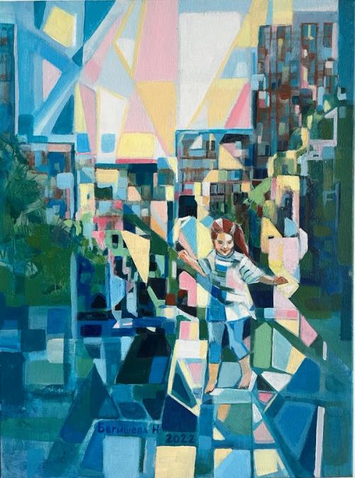 “A little girl in the hometown”