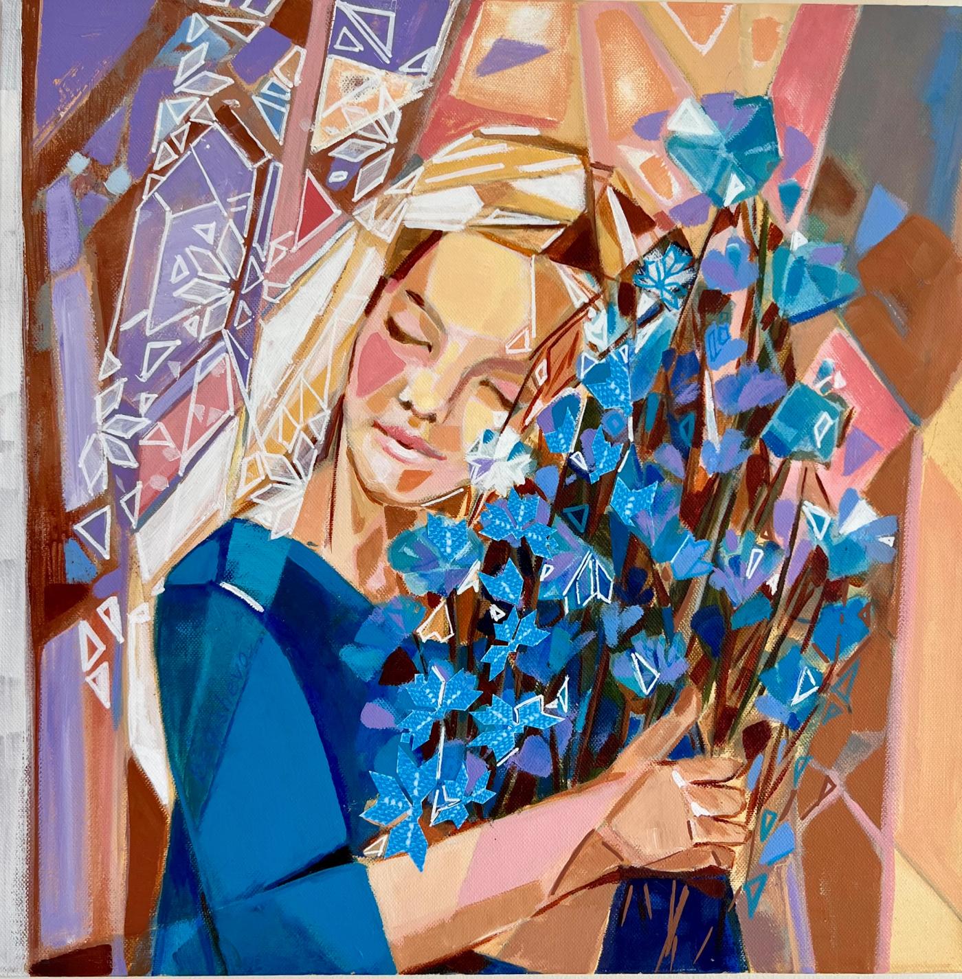 The blue bouquet