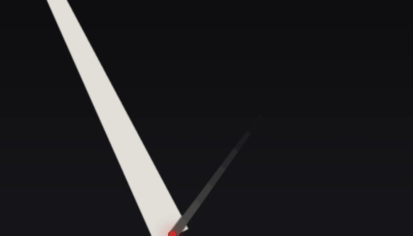 A minimal charcoal graphic of two diverging paths from a single point: one wide and bright reaching the top of the frame, the other narrow and dim fading into the darkness, with a small red marker at the fork, representing the choice point on the route home.