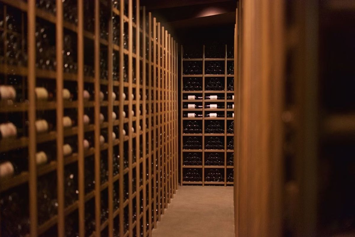 A cellar that rarely opens.