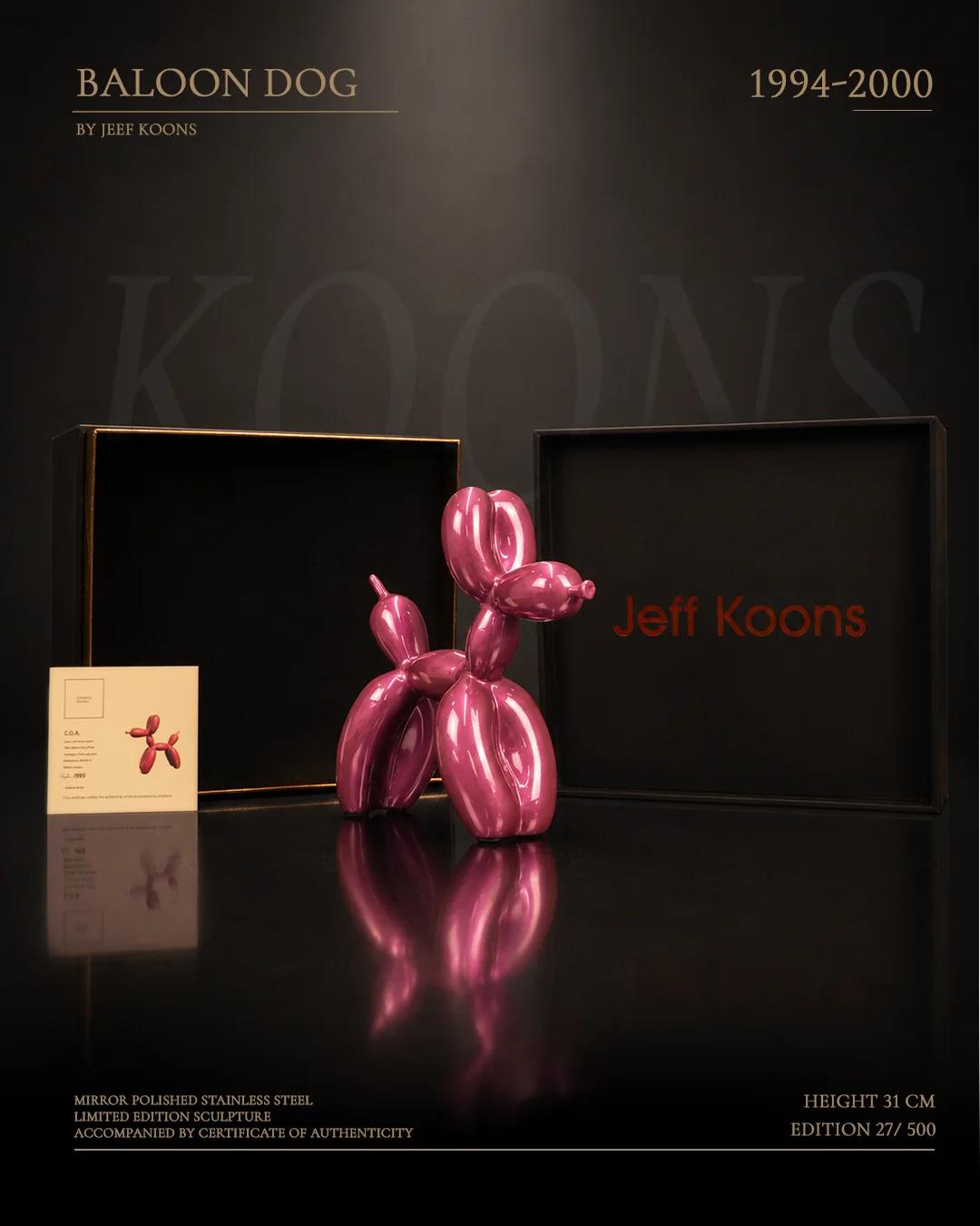 Balon Köpek — Koons ilhamlı pembe heykel