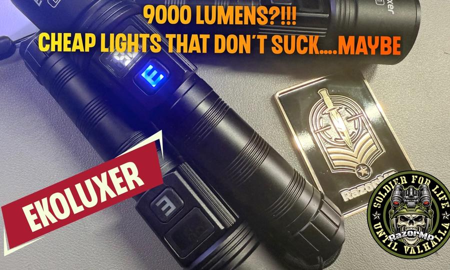 EkoLuxer LED Rechargeable Flashlights
