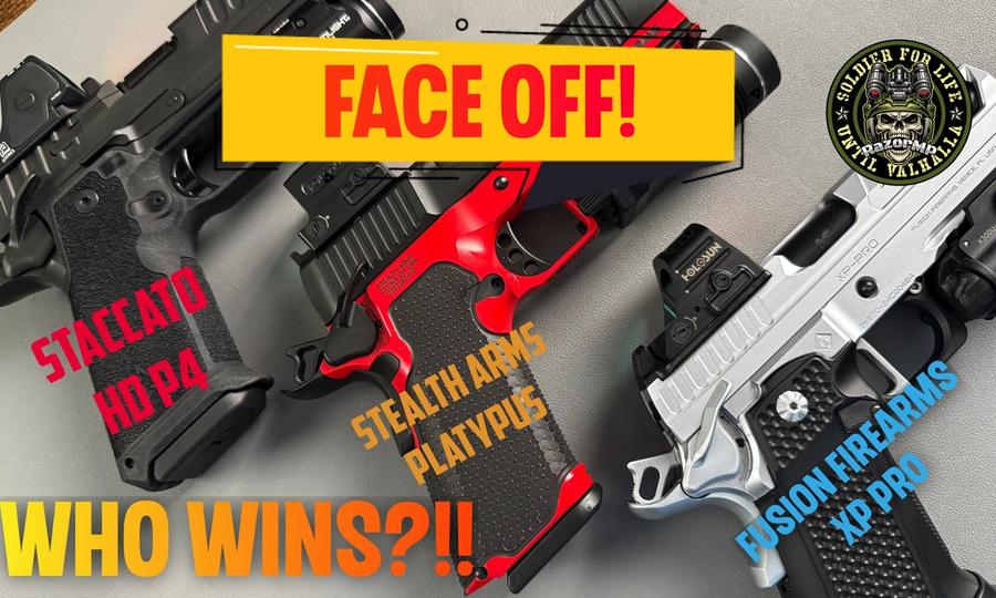 Staccato P4 vs Stealth Arms Platypus vs Fusion Firearms XP Pro