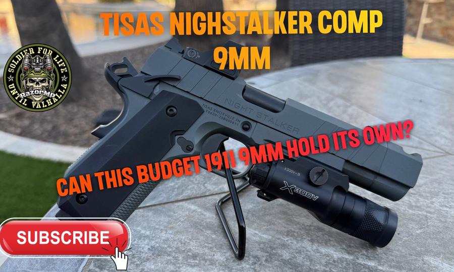 Tisas 1911 9mm Night Stalker Comped