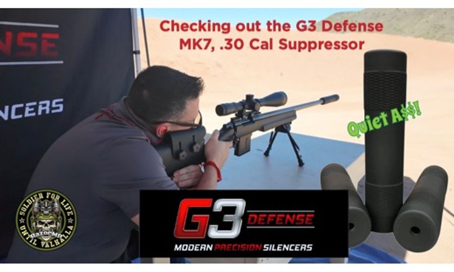 G3 Defense Mk7 .30 Cal Rifle Suppressor