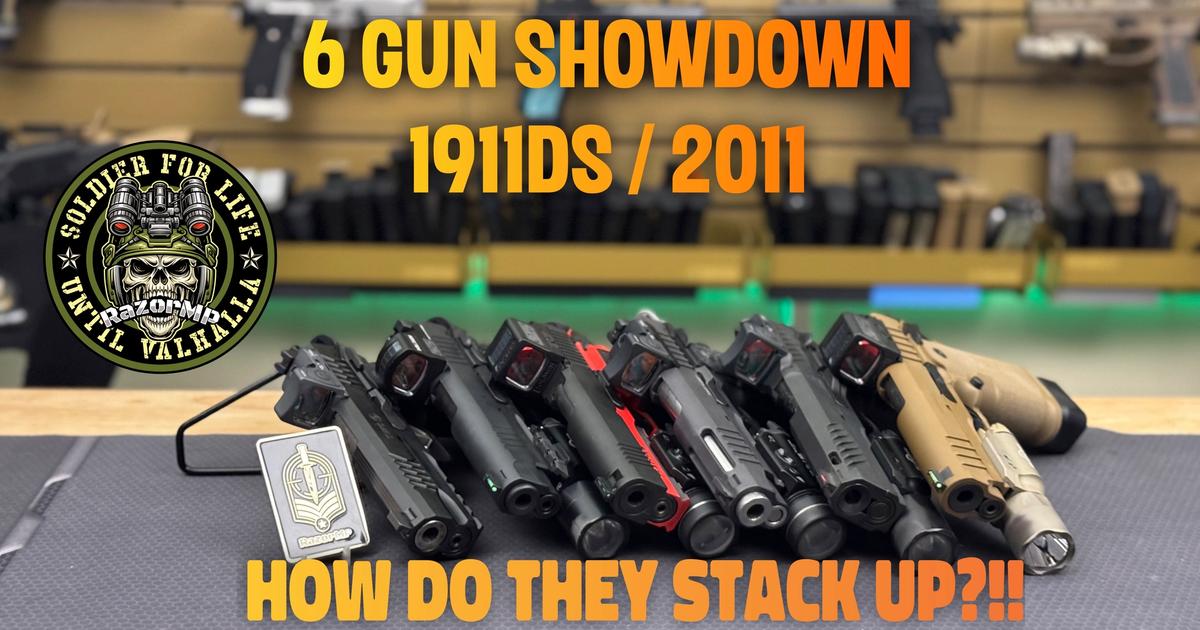 6 Pistol Showdown: 1911 DS / 2011 See how they stack up! | RazorMP