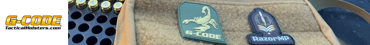 G-Code Tactical Holsters Banner Ad