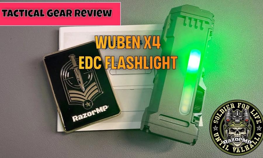 Wuben X4 Flashlight Review | Bright, Rugged & Sci-Fi EDC