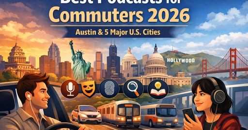 Best Podcasts for Commuters 2026 blog cover art