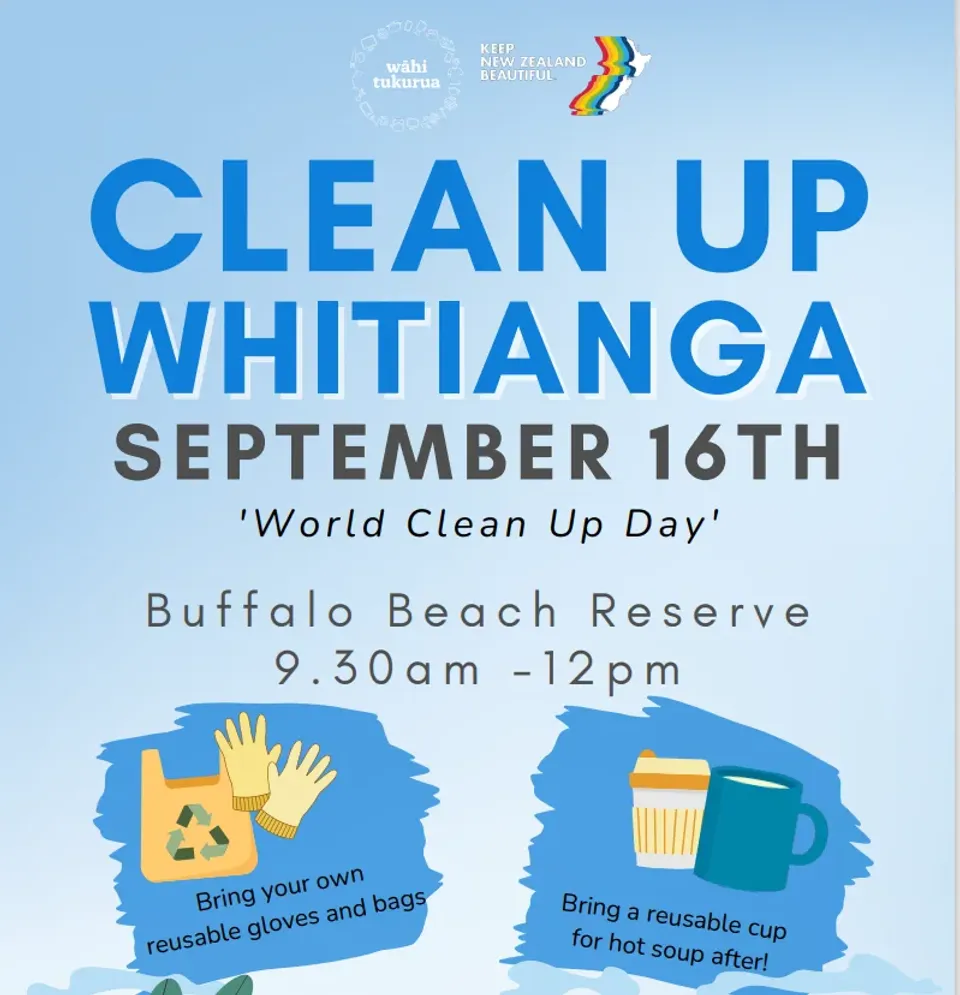 Clean up Whitianga- Buffalo Beach
