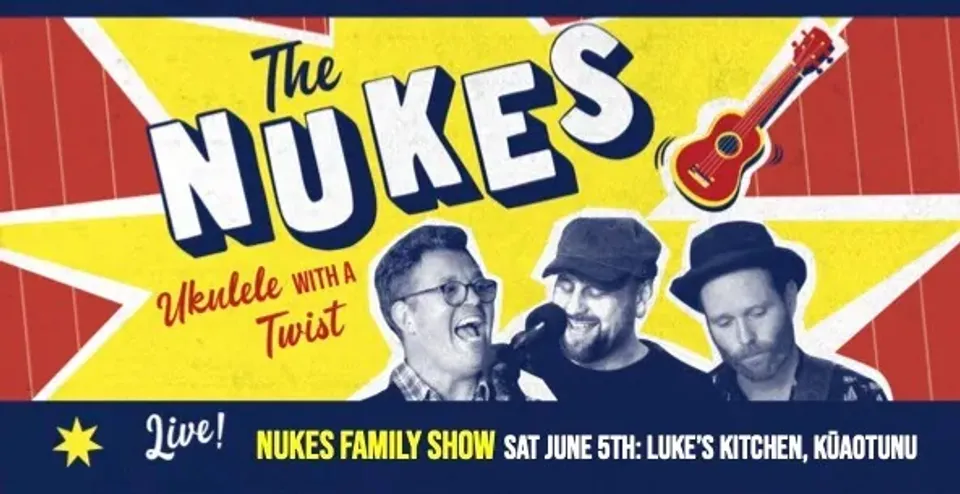 The Nukes Ukulele Trio Queens Birthday Weekend Whitianga
