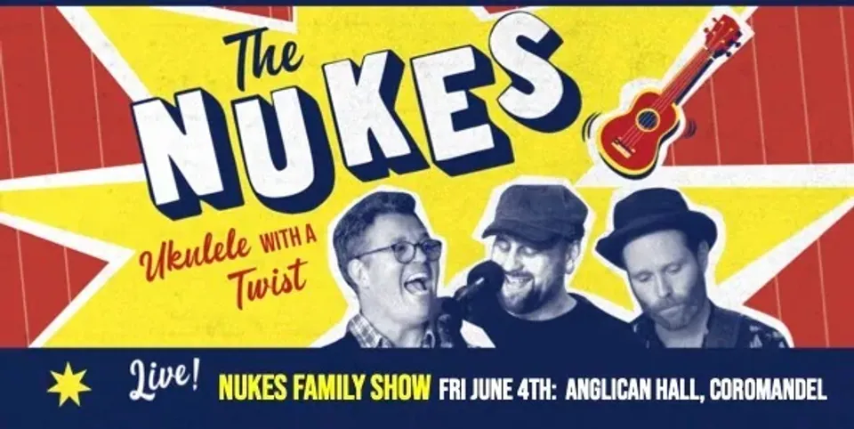 Nukes Ukulele Trio Queens Birthday Coromandel Town