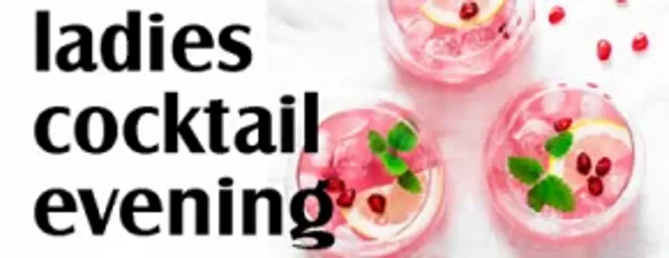 LADIES PINK RIBBON COCKTAIL EVENING