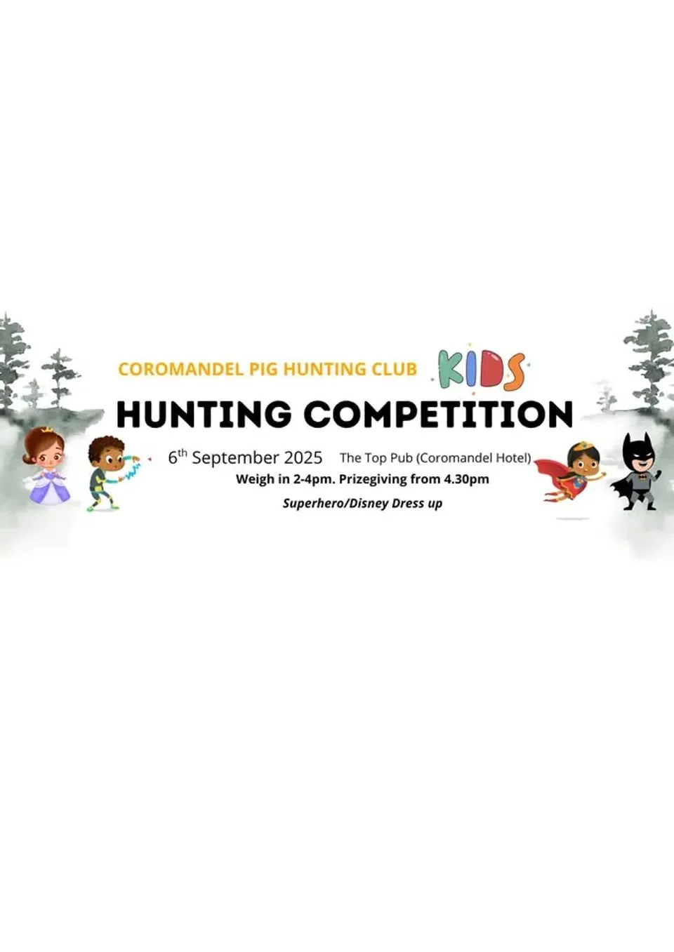 coromandel kids hunting comp