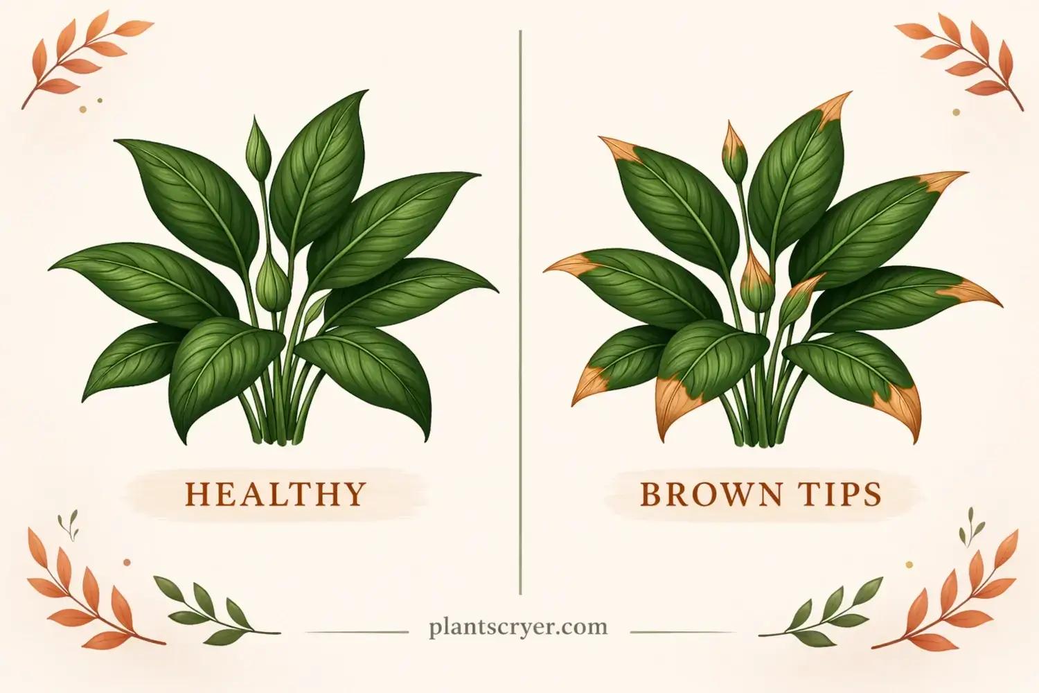 Why Does My Peace Lily Have Brown Tips?