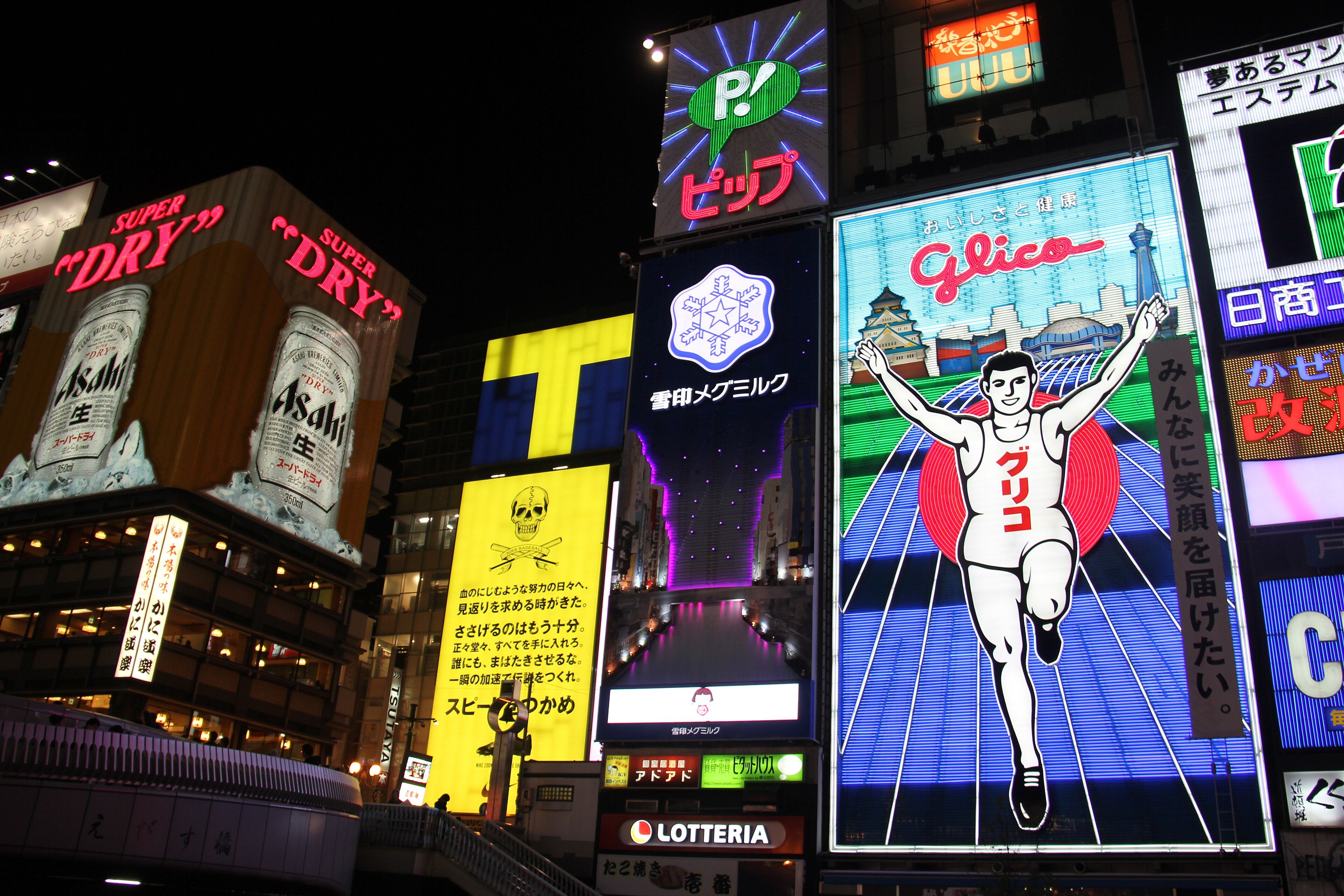 Anuncios luminosos de Dotonbori