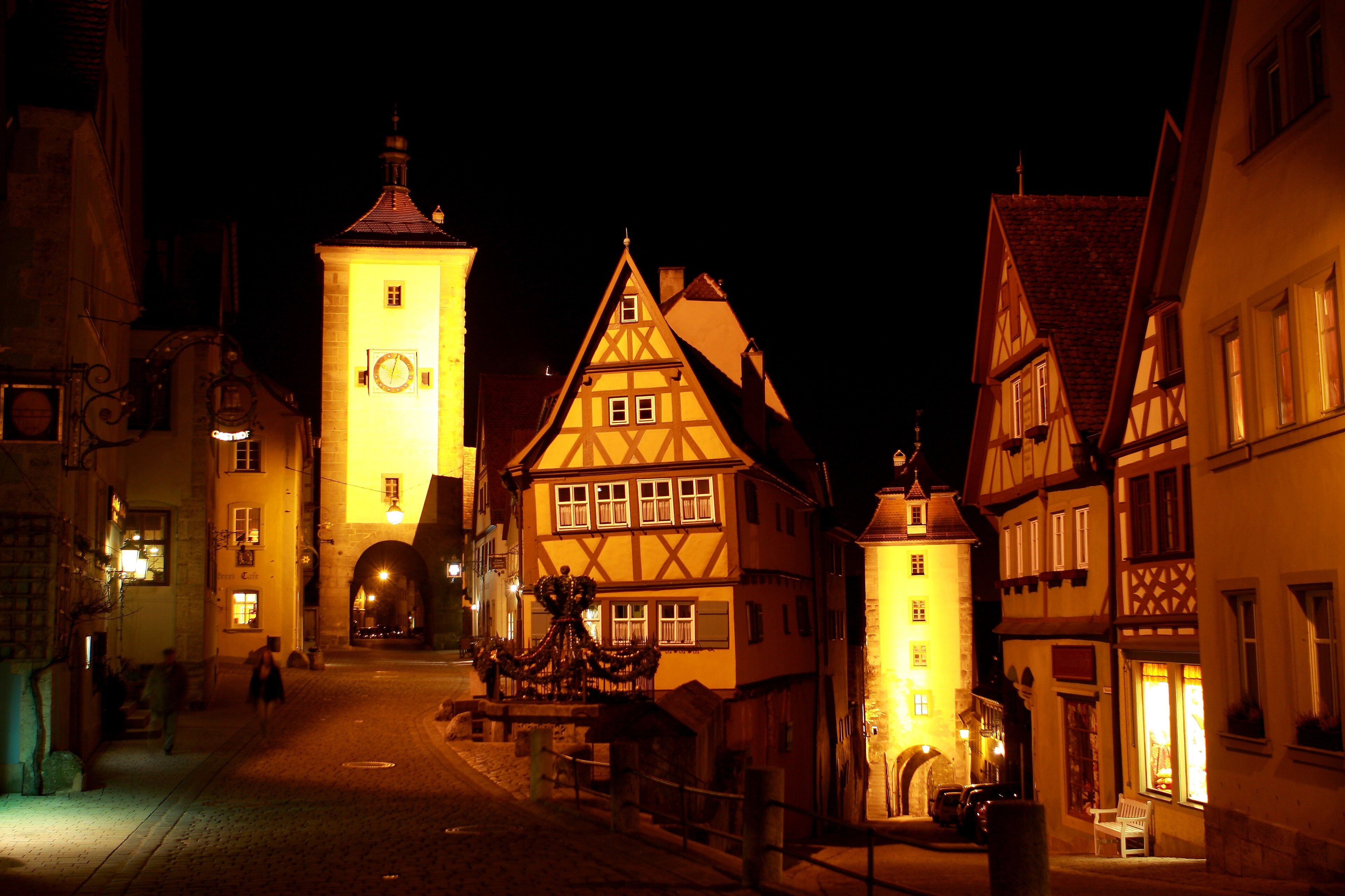 Calle medieval de Rothenburg