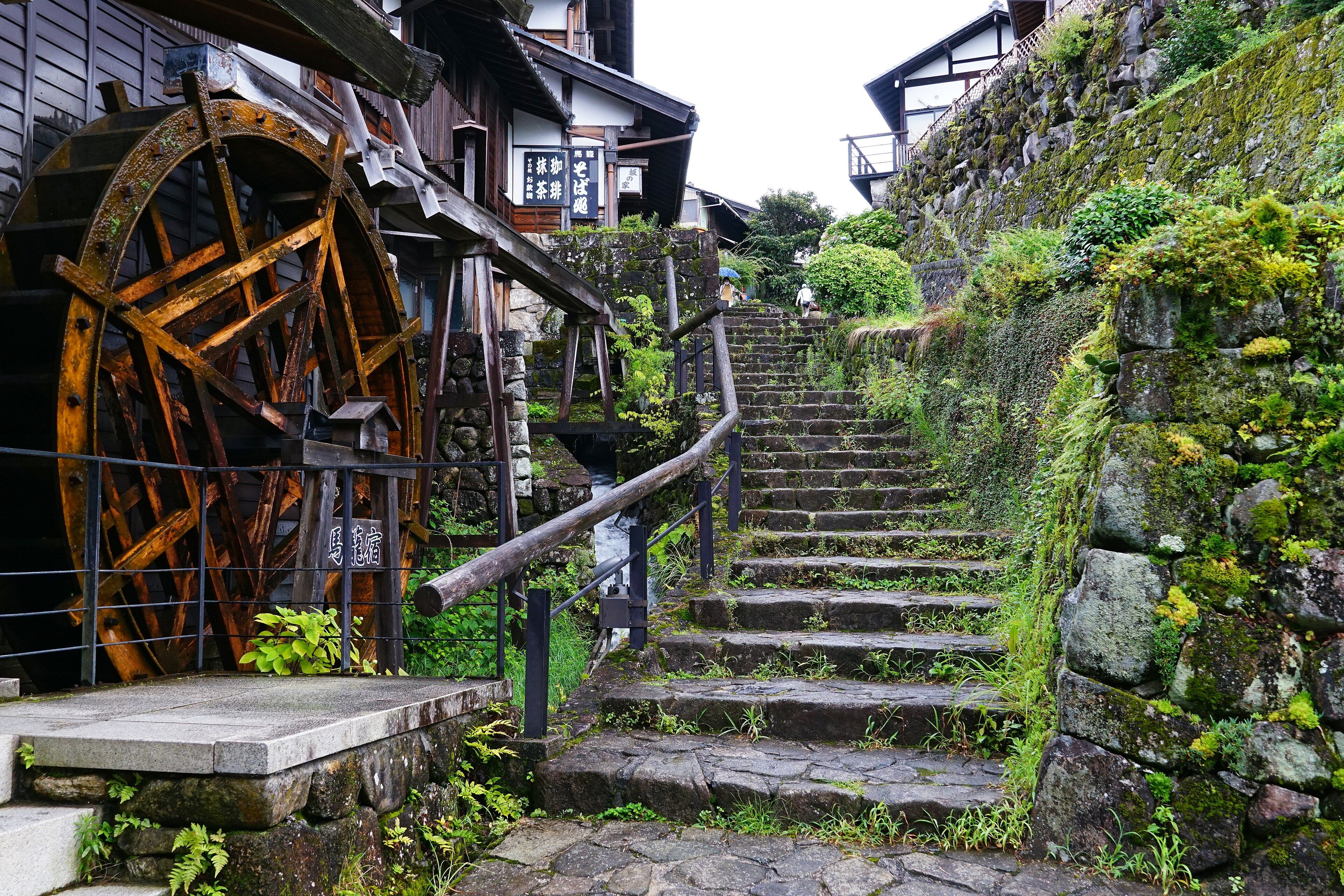 Pueblo de Magome en la ruta Nakasendo