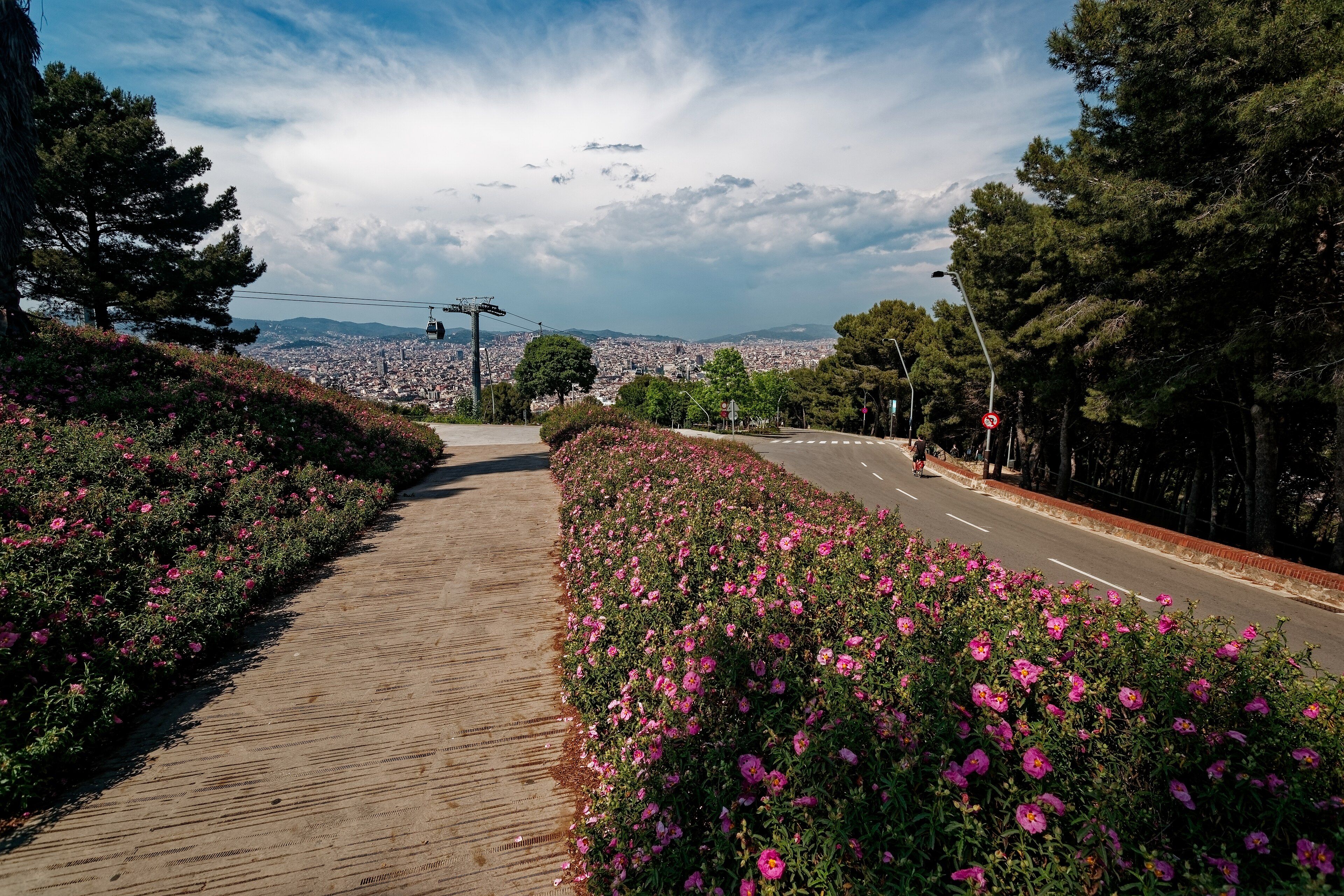 Vista de Barcelona desde Montjuïc