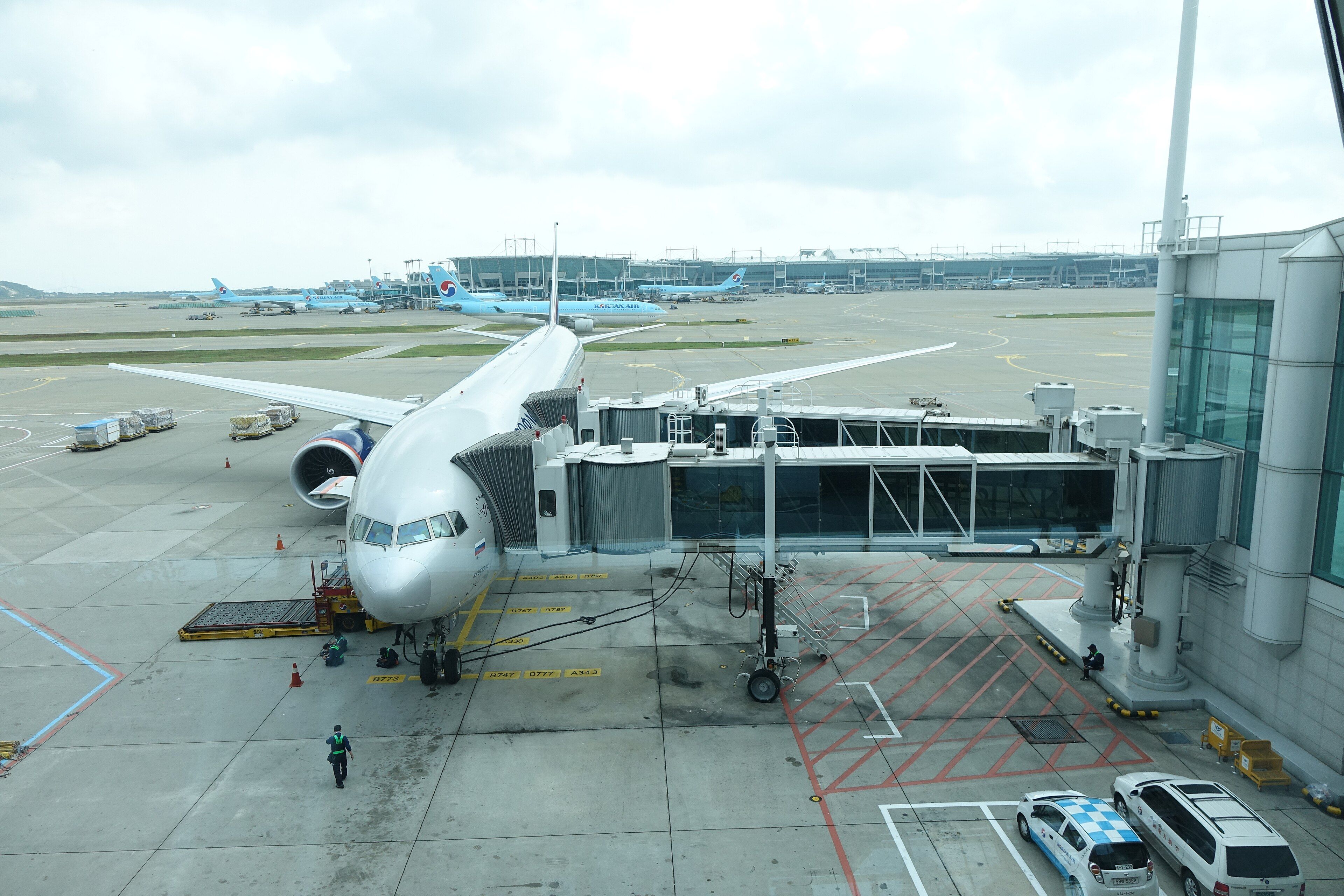 Aviones en el aeropuerto de Incheon