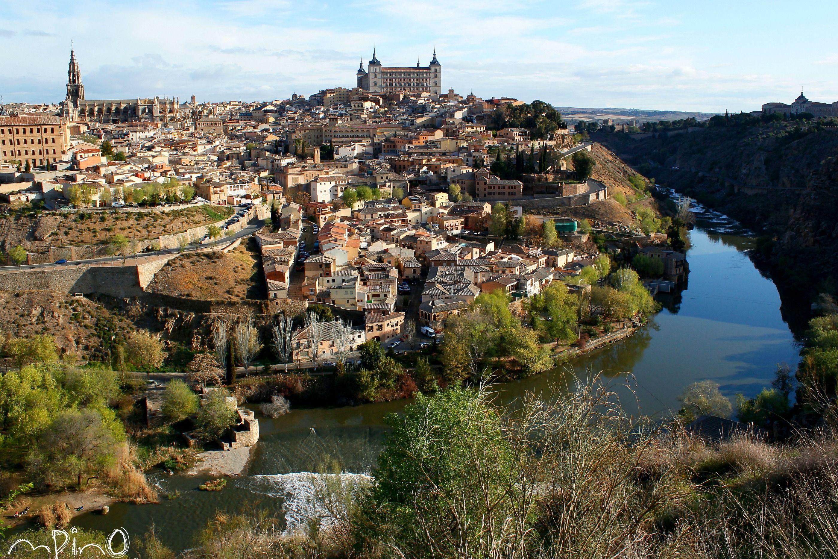 Panorámica de Toledo y el río Tajo
