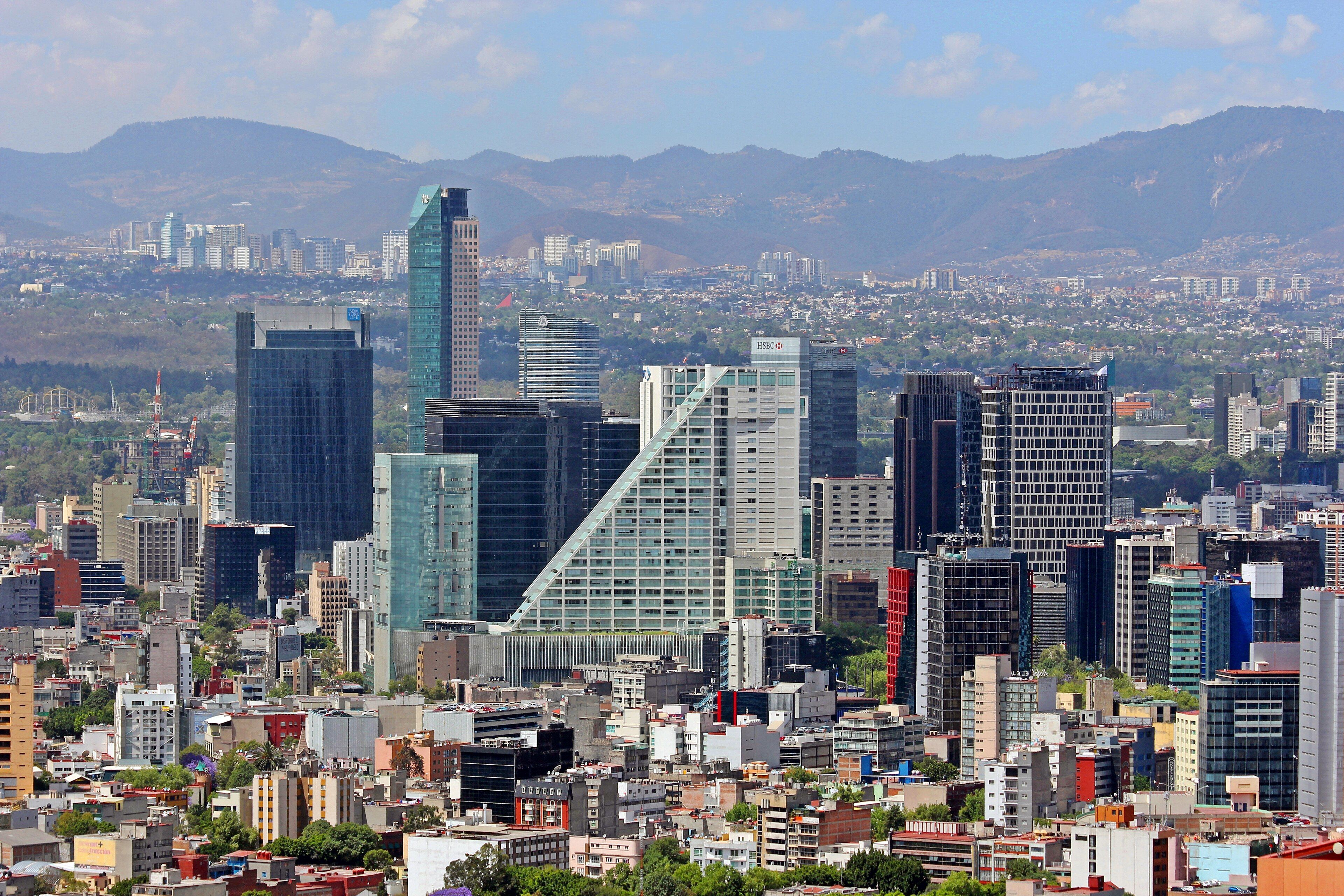 Vista aérea de Ciudad de México