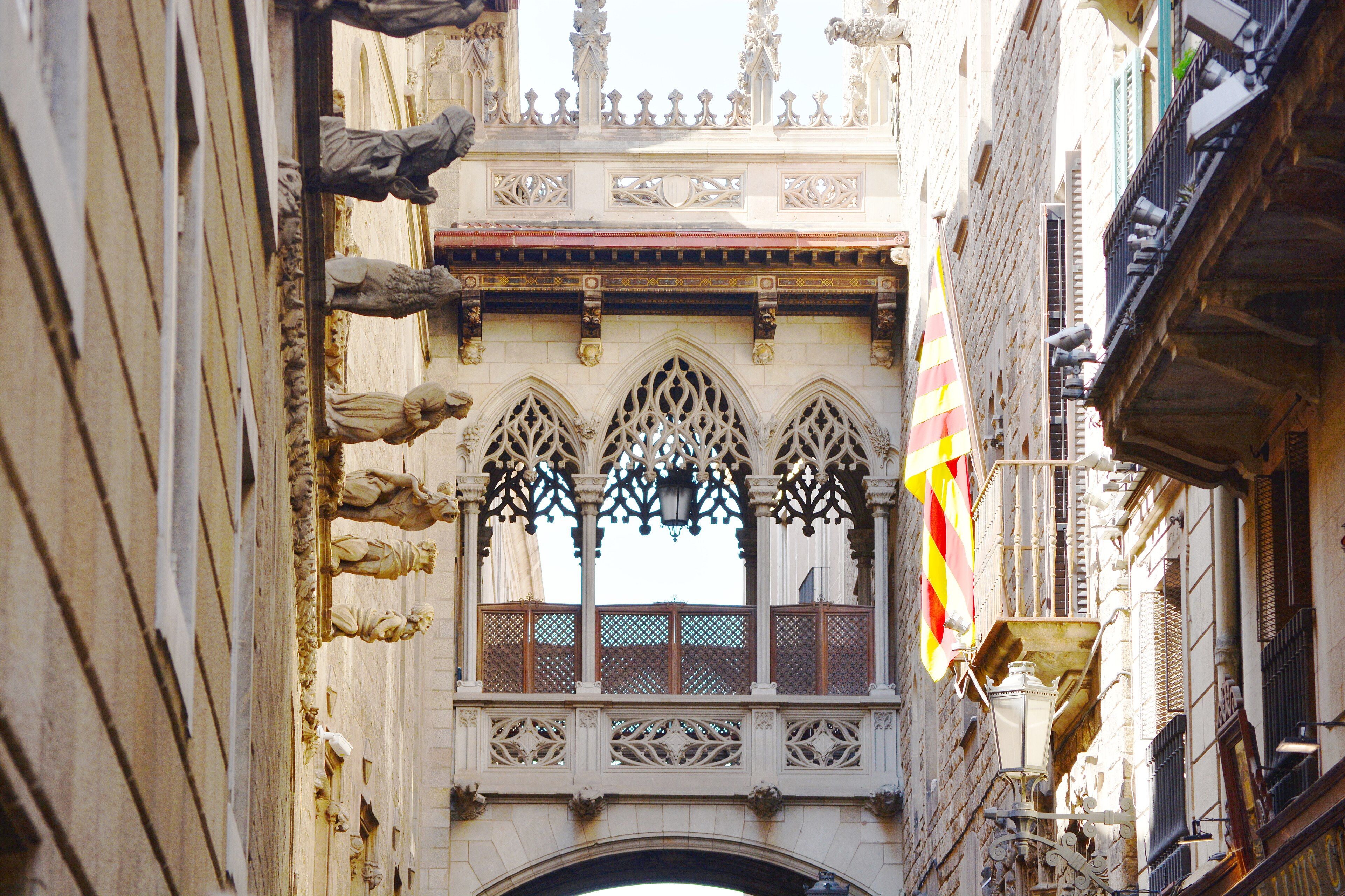 Calle del Barrio Gótico de Barcelona