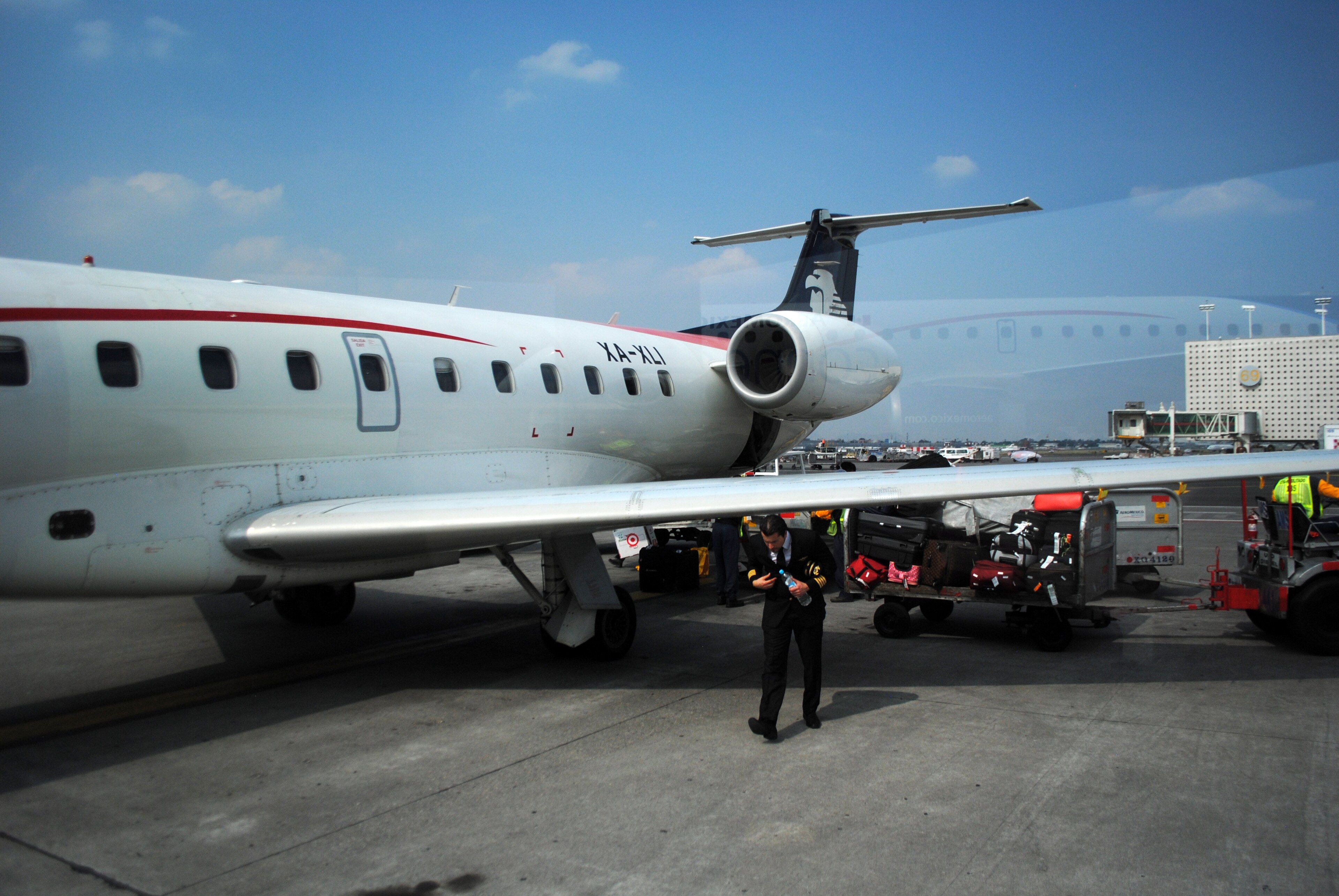 Aviones en el aeropuerto de Ciudad de México