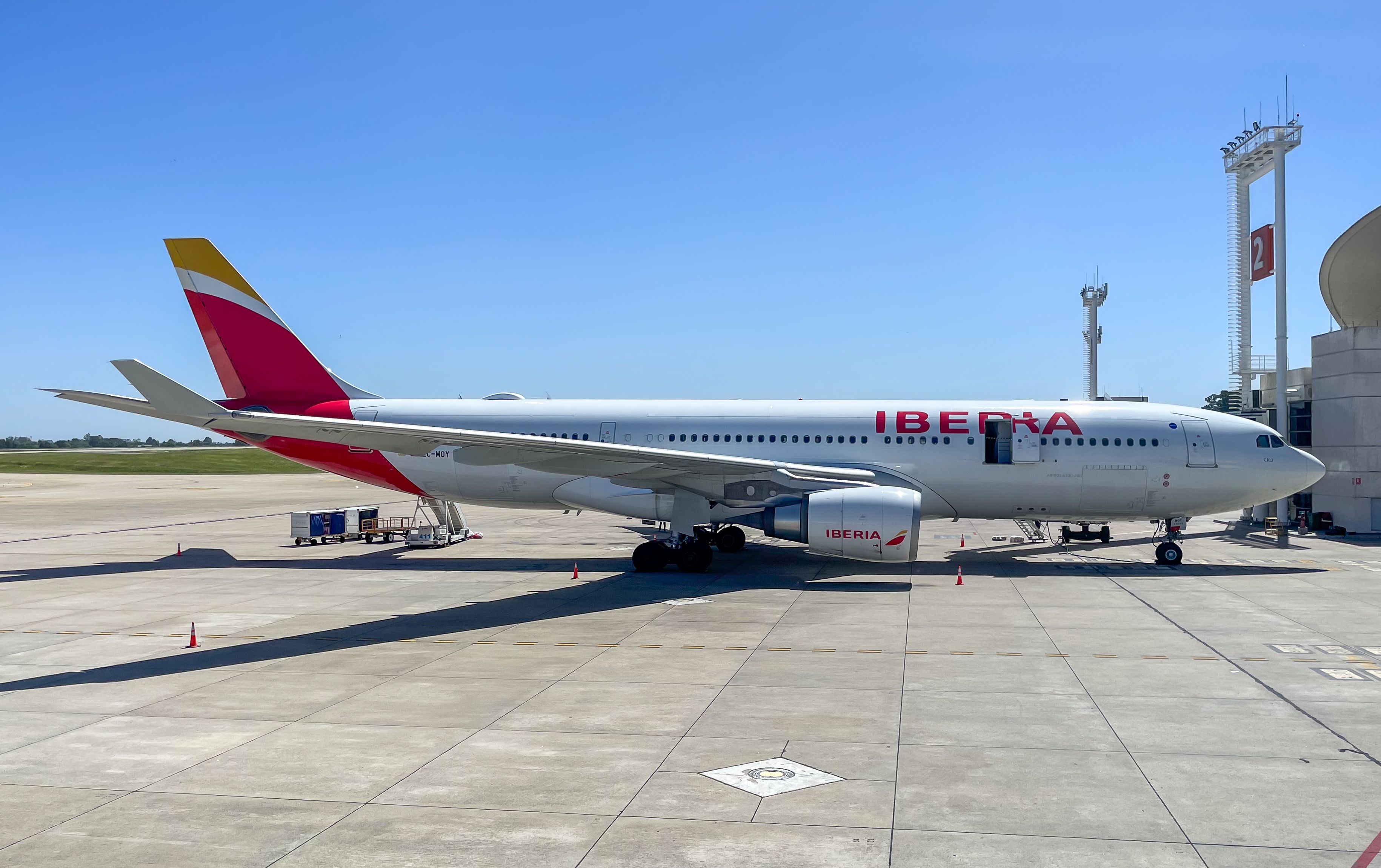 Avión de pasajeros rumbo a Europa