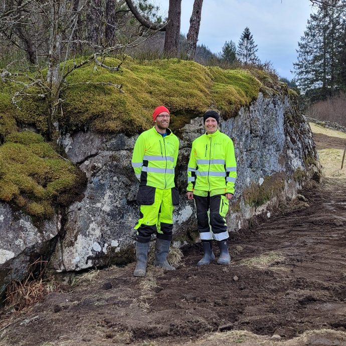 Arkeologar ute i felt