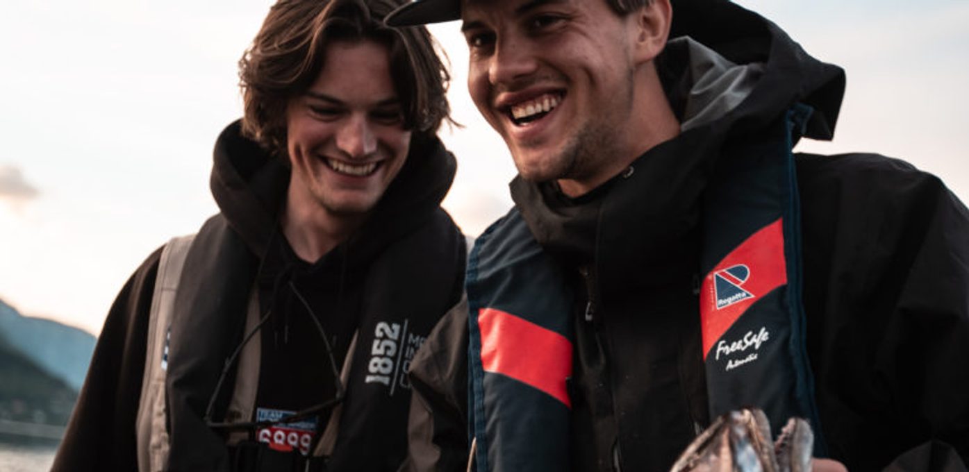 Mons og Viljar i Drip Fiske