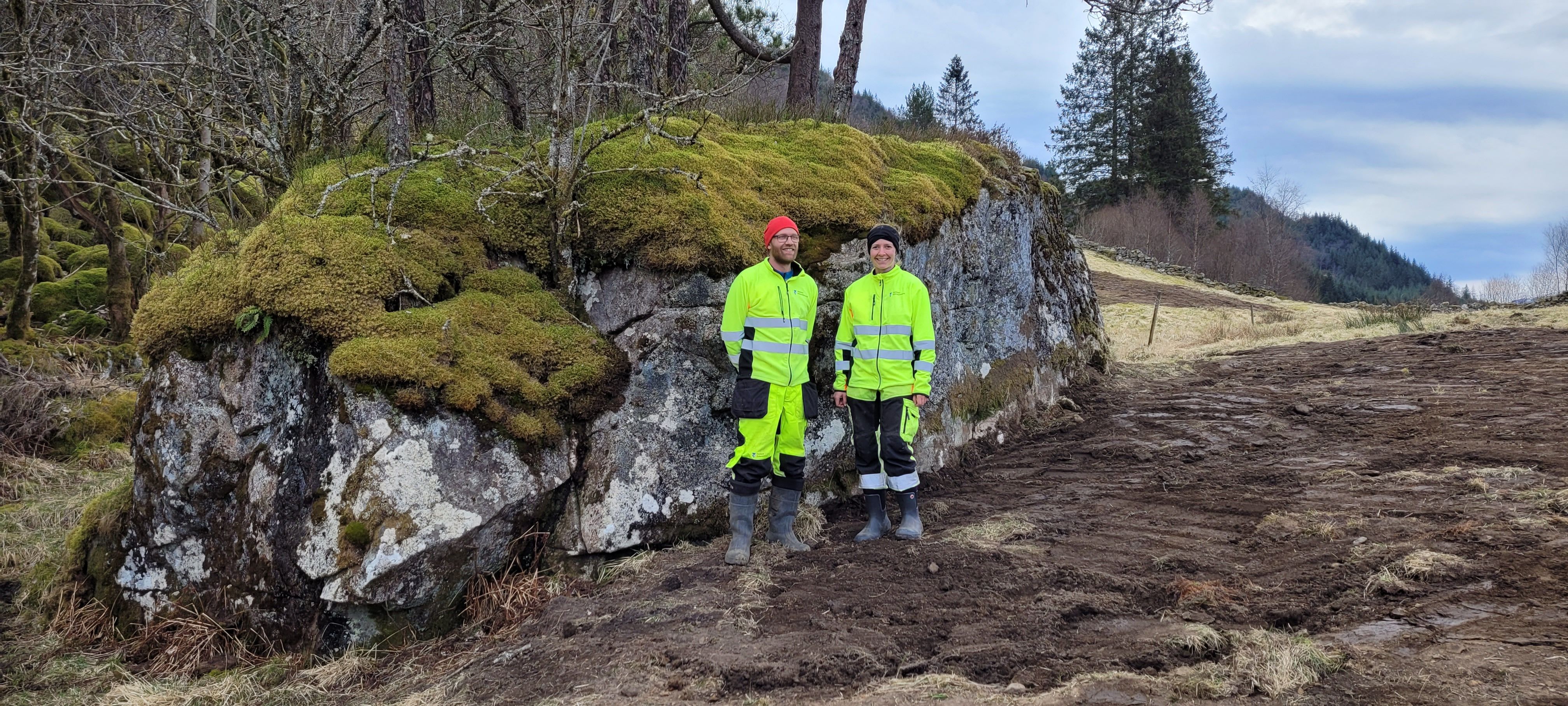 Arkeologar ute i felt