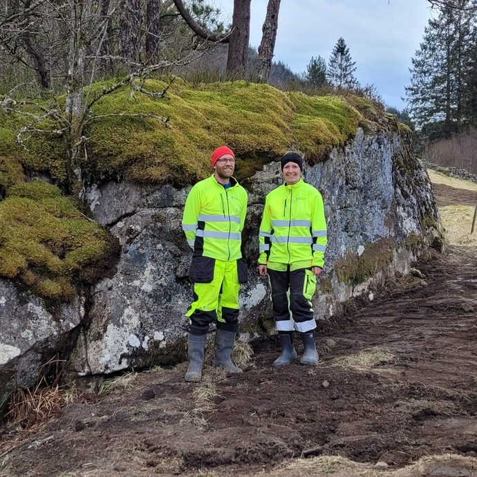 Arkeologar ute i felt