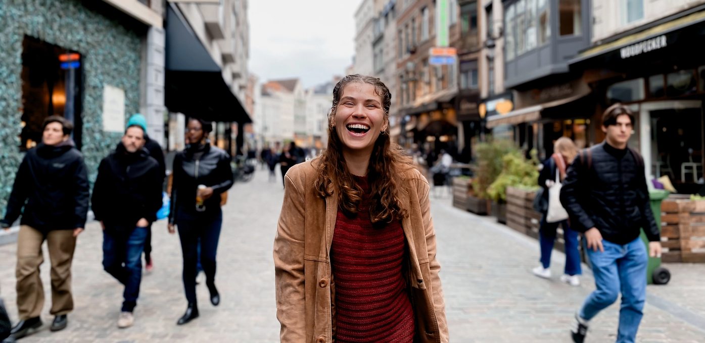 Ida Eim, studietur med traineear i Brussel