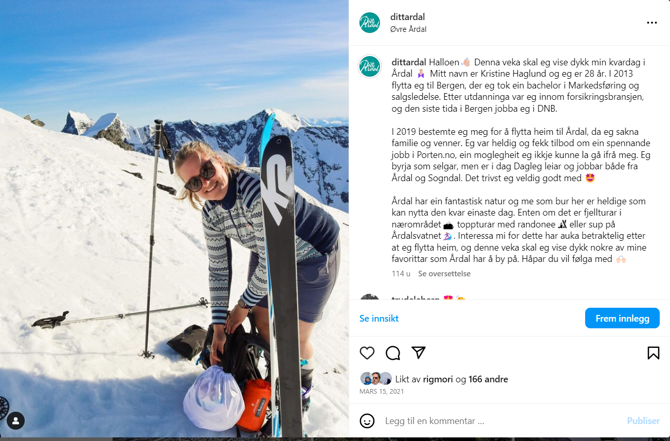 Årdal kommune influenser