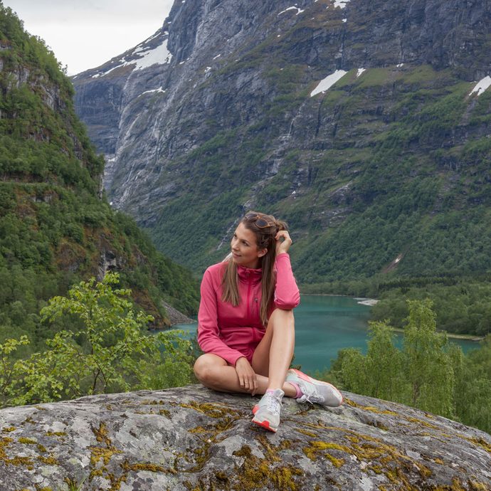 Marthe Holien Bø på tur
